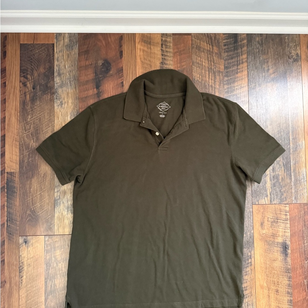 St. John's Bay Green Polo Shirt Classic Casual Wear